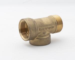 1" 3-WAY BRASS CONNECTOR