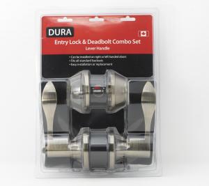 AB COMBO LEVER W/S DEADBOLT LOCK