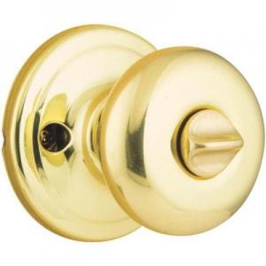 BRASS PLATED KNOB PRIVACY LOCK