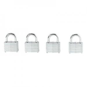 1-1/2" 4PK WARDED PADLOCK