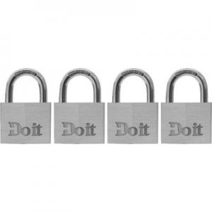 1-1/2" ALUMN 4PK PADLOCK