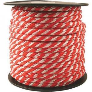 5/8X150'RED/W DERBY ROPE