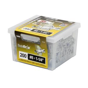 #8 TRIPLE-GRIP + SCREWS GREY 200