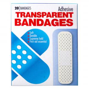 20PK WATERPROOF BANDAGES