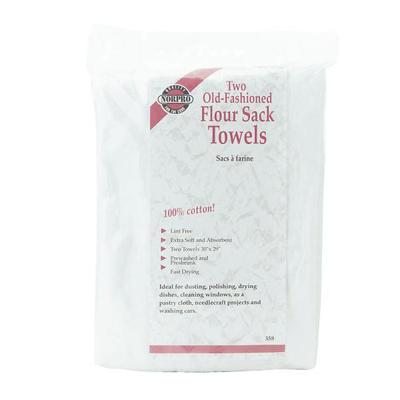 TOWELS FLOUR SACK 2PK 30X29"