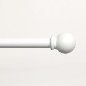5MX5/8" WHITE CURTAIN ROD