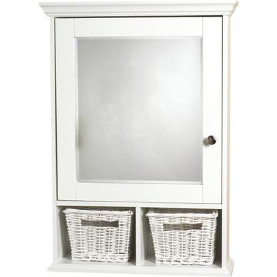 WHT WOOD MED CABINET