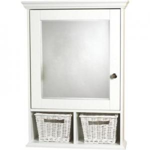 WHT WOOD MED CABINET