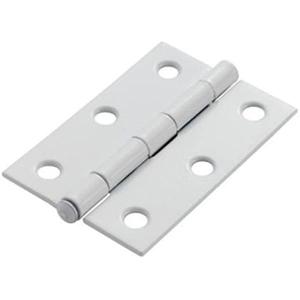 Butt  Hinge Loose Pin White 4"