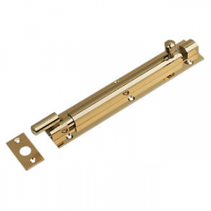 6" CHROME (NECKED) BARREL BOLT