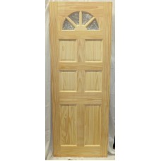 36"X80" 6P CATH KNOTTY PINE DR