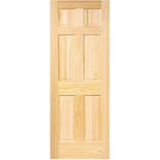 36"X 80" 6P KNOTTY PINE DOOR