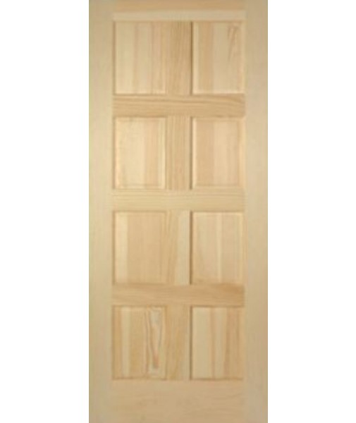 30X80 8P KNOTTY PINE DOOR