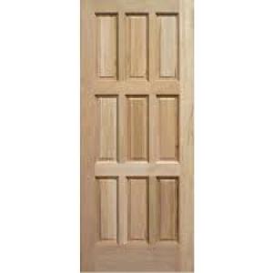 30"X80" 9 PANEL PINE DOOR