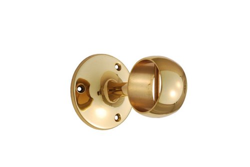  1" CURTAIN END BRCKT BRASS