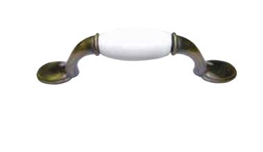 PULL, ANTIQUE BRASS 75MM