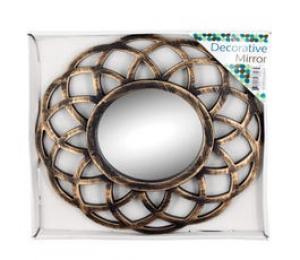 WALL MIRROR CIRCLE DIS. GLD