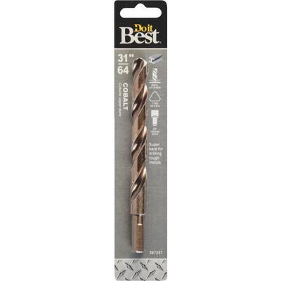 31/64" COBALT DRILL BIT