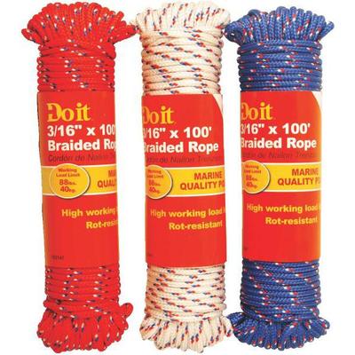 3/16X100 POLYBRAID ROPE
