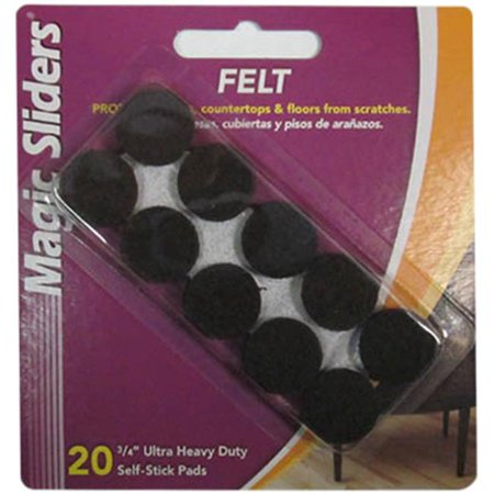 3/4" RND ULTRA HVY DUTY FELT PAD