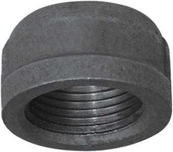 1 1/2" BLACK CAP