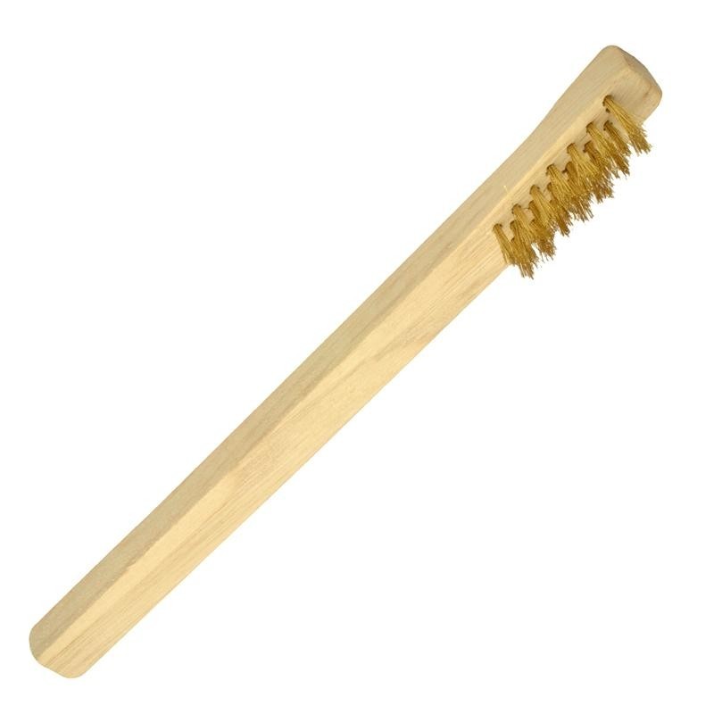 7" MINI WIRE BRUSH BRASS