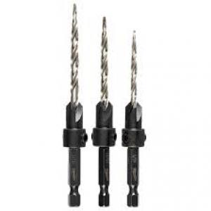 3PC #6/8/10 COUNTERSINK BIT SET