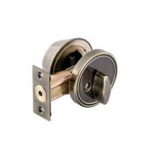 SINGLE CYLINDER IRON DEADBOLT