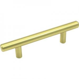 3" SATIN BRASS T-BAR PULL