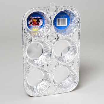 6 CAVITY ALUM MUFFIN PAN