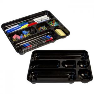 DRAWER ORGANIZER PLSTC BLK