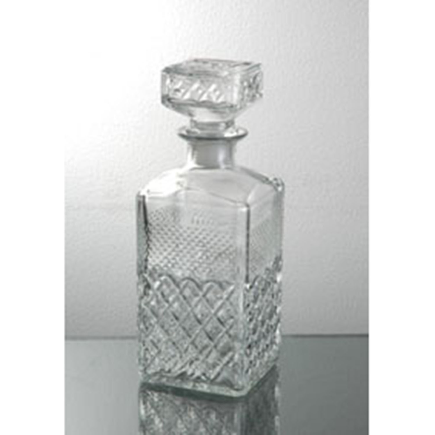 DECANER BOTTLE W/LID CLR 30OZ