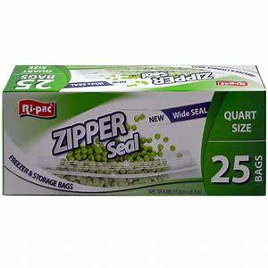 25CT STORAGE BAG ZIPPER SEAL