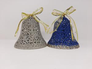 GLITTER BELL BLUE AND GOLD