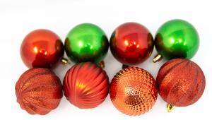 4PK ASST DECORATIVE BALLS