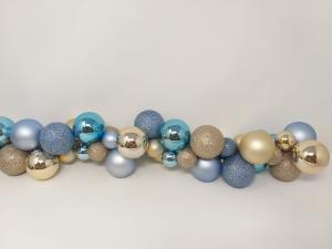 6FT ORNAMENT BLUE/GOLD BALL