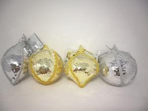 SILVER DAZZLING BALL ORNAMENT