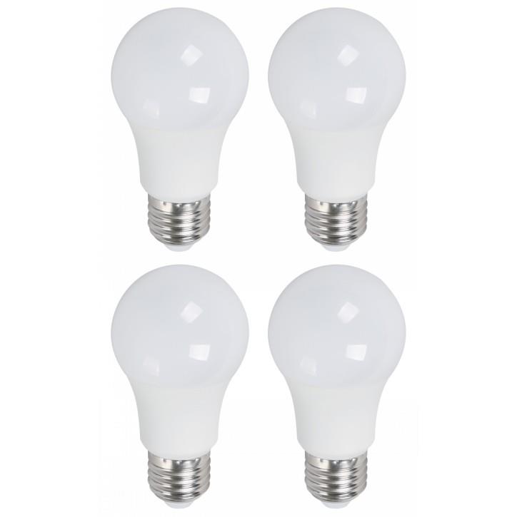 7W LED BULB A55 E27 3000K 4PAC