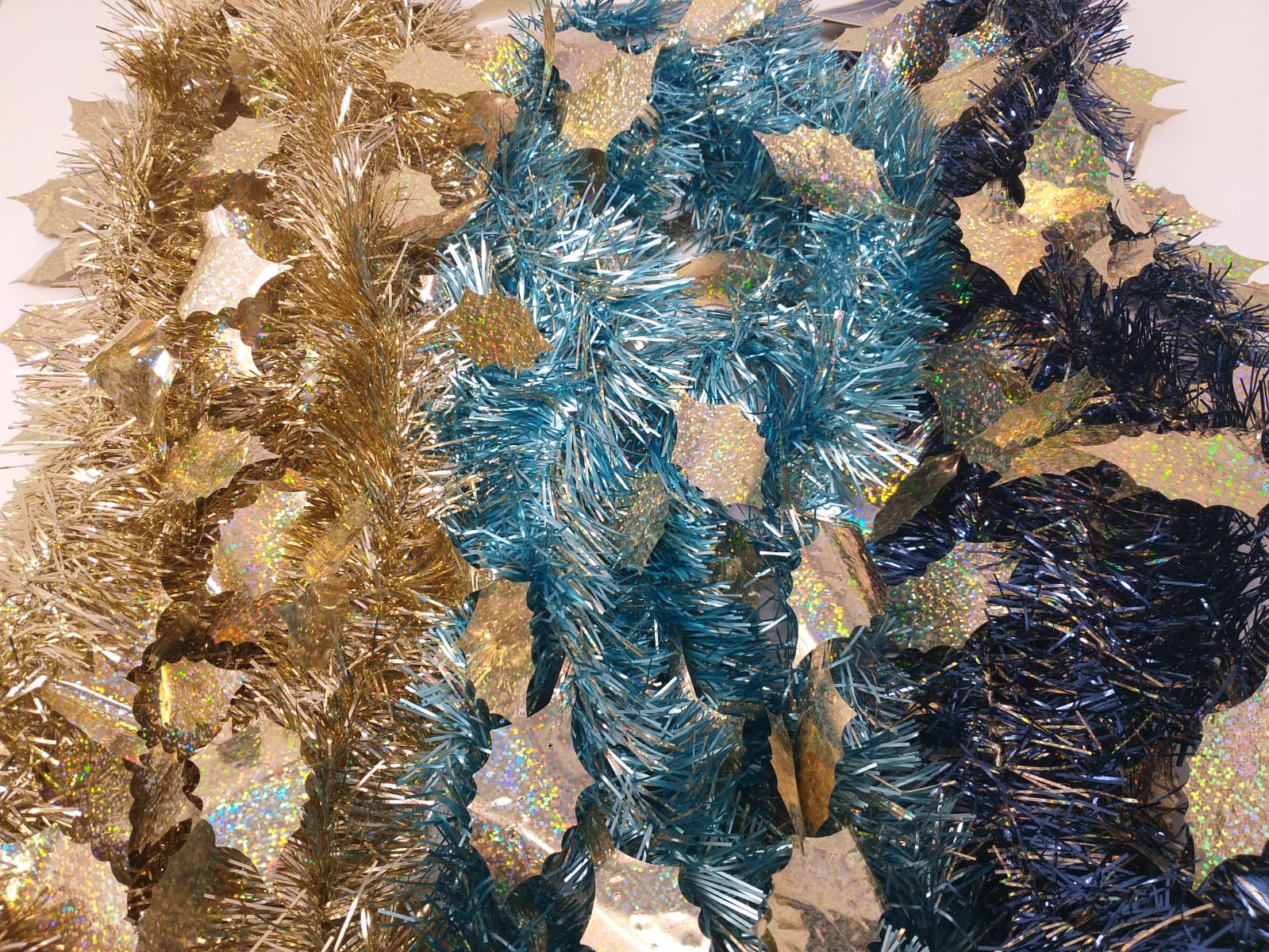 96"BLUE /SILVER GARLAND
