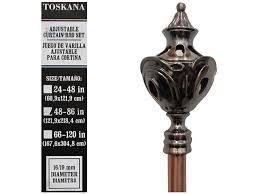 48-86 COPPER CURTAIN ROD