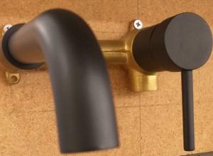 BRASS WALL MIXER