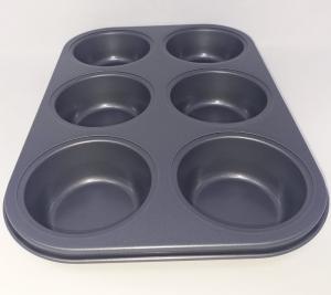12.6X8.5X1.5" NS 6CUP MUFFIN PAN