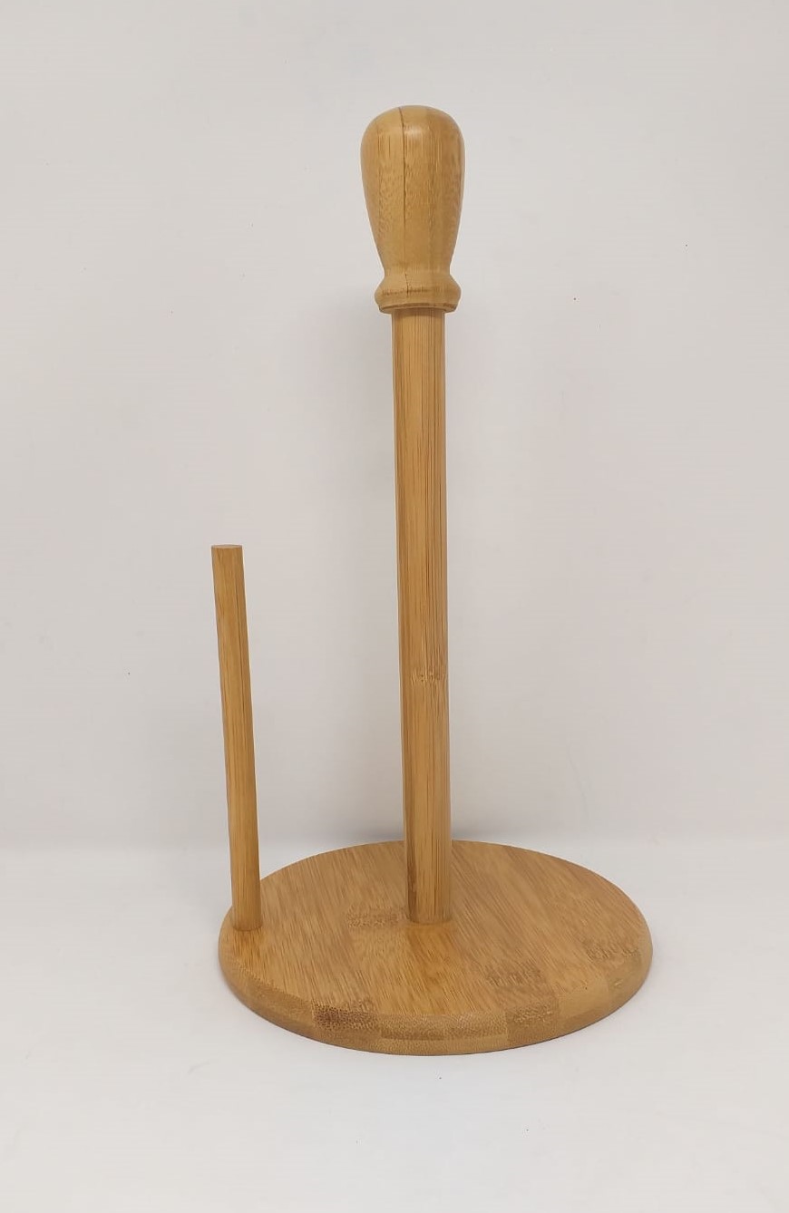 BAMBOO PAPER TOWEL HOLDER