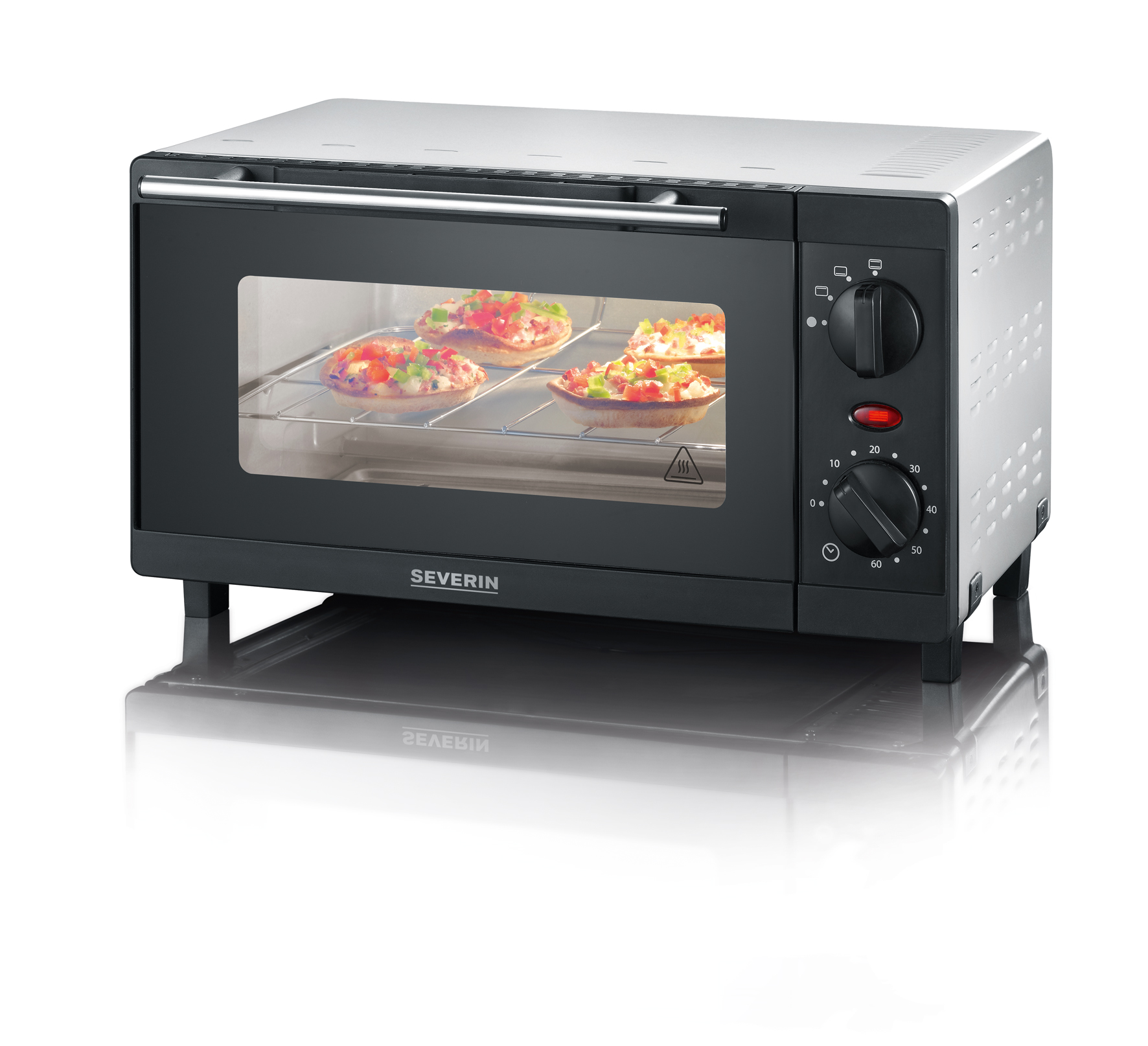 9LT 800W SIL/BLK TOASTER OVEN
