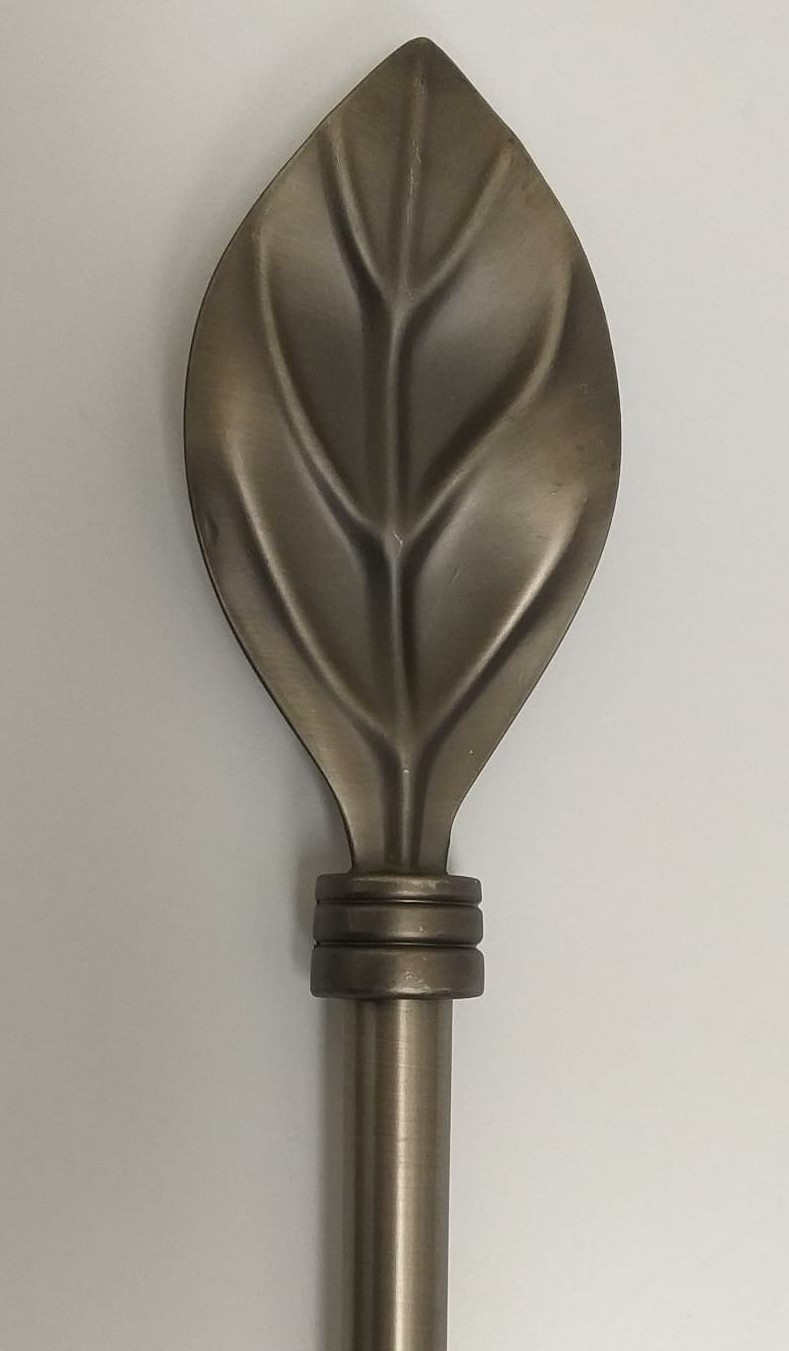 86-120" S/NICKEL CURTAIN ROD