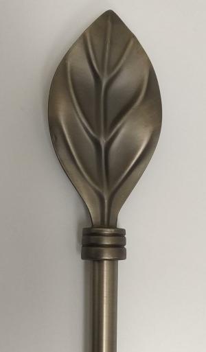 24-48" S/NICKEL CURTAIN ROD