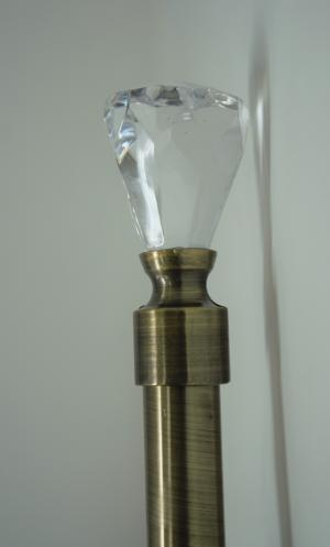 24-48" ANTI-BRASS CURTAIN ROD