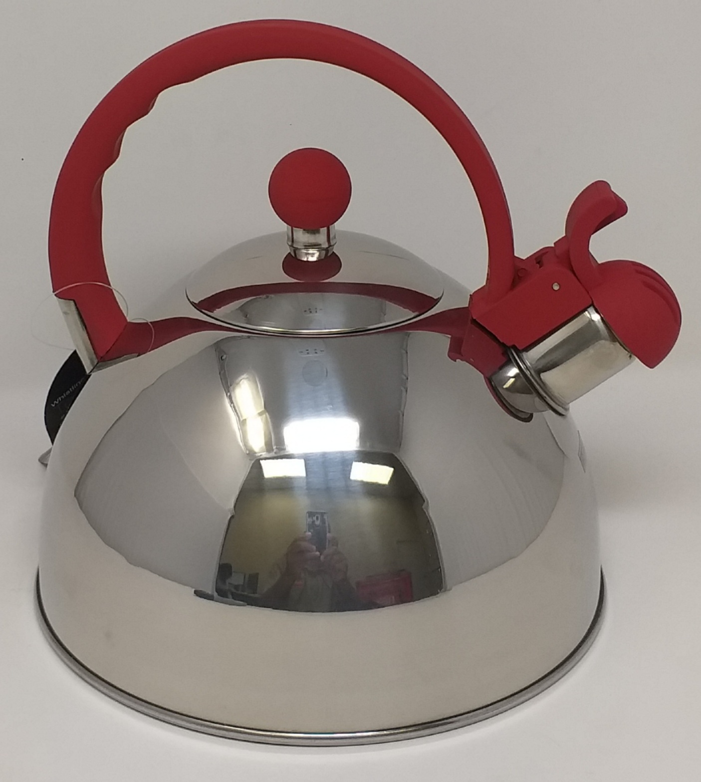 2.5L RED WHISTLING KETTLE