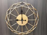 WALL CLOCK/GOLD