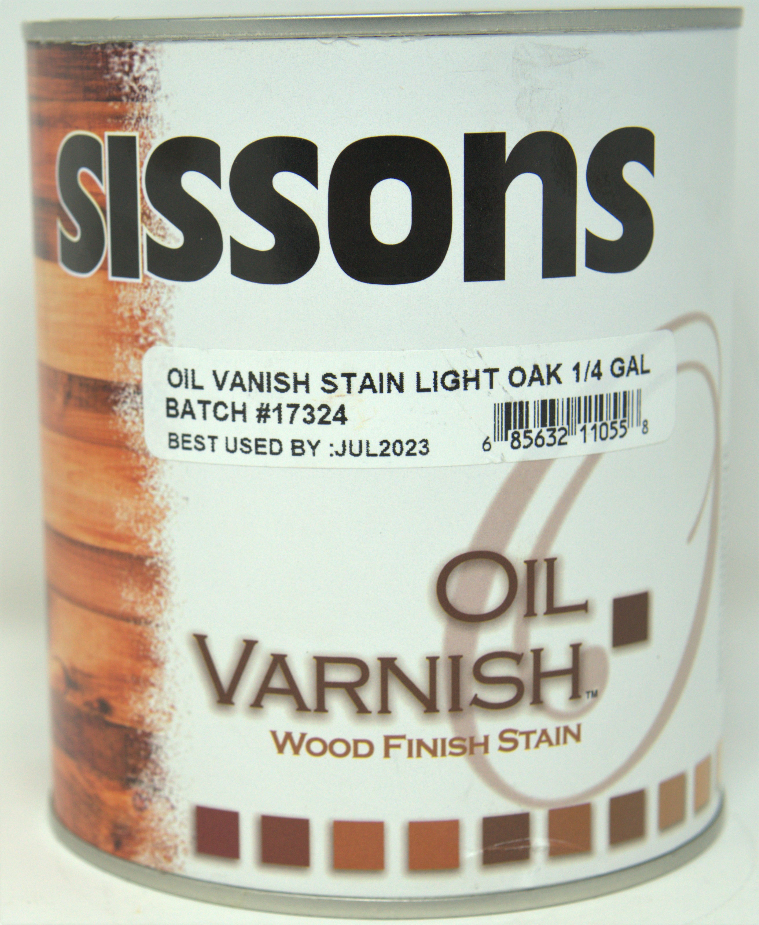 OIL VARNISH STAIN LIGHT OAK 1 QT